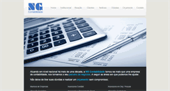 Desktop Screenshot of ngcontabil.com.br