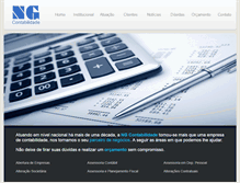 Tablet Screenshot of ngcontabil.com.br